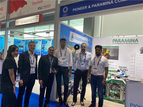<p>@paramina_aircompressors and Pioneer Marine ‘s first participation in #adipec2023 ended with success in Abu Dhabi 2-5 October 2023</p>
%>
